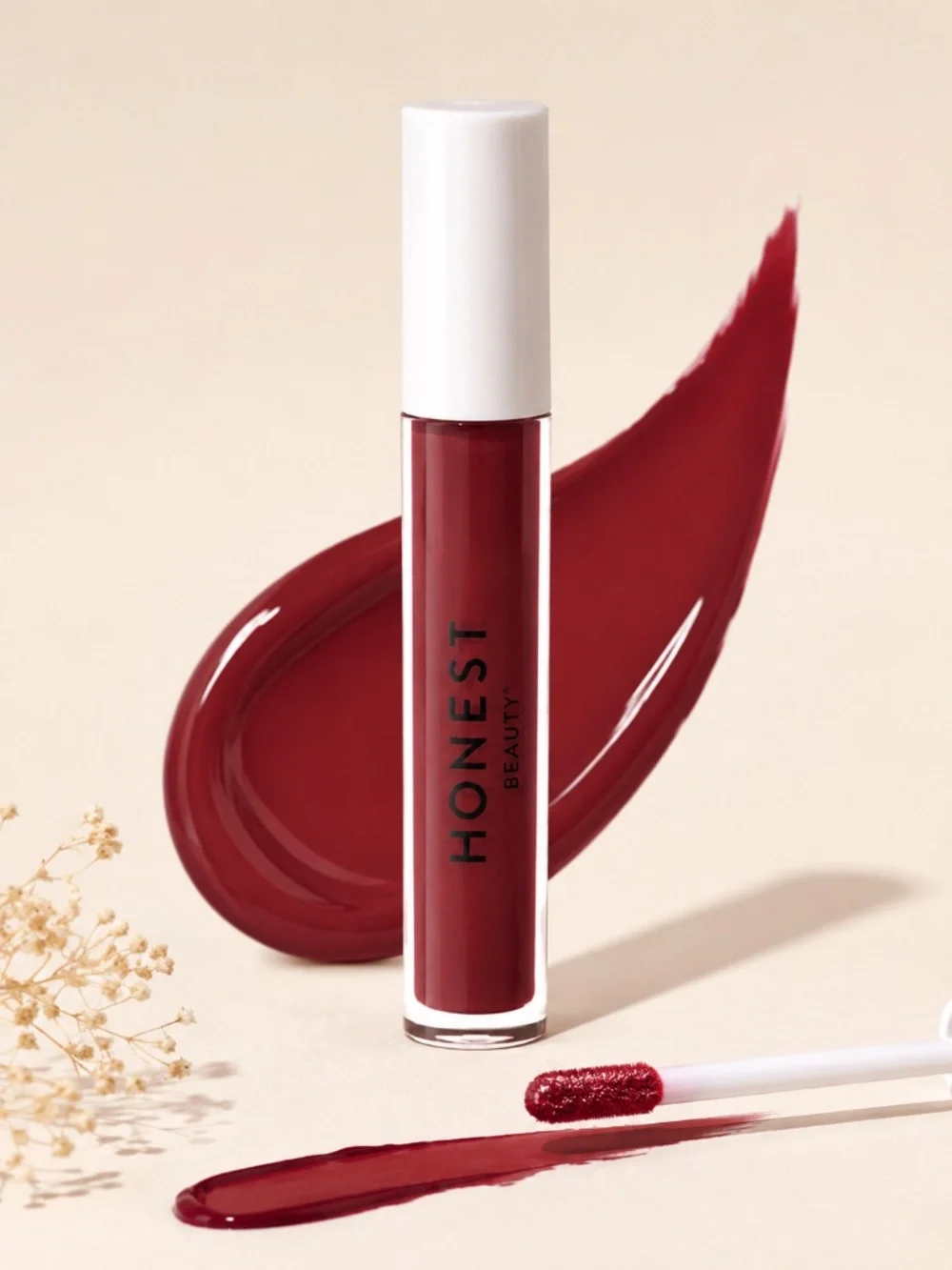 Honest Beauty Liquid Lipstick LOVE Matte Avocado Oil Hyaluronic Acid 0.12 oz